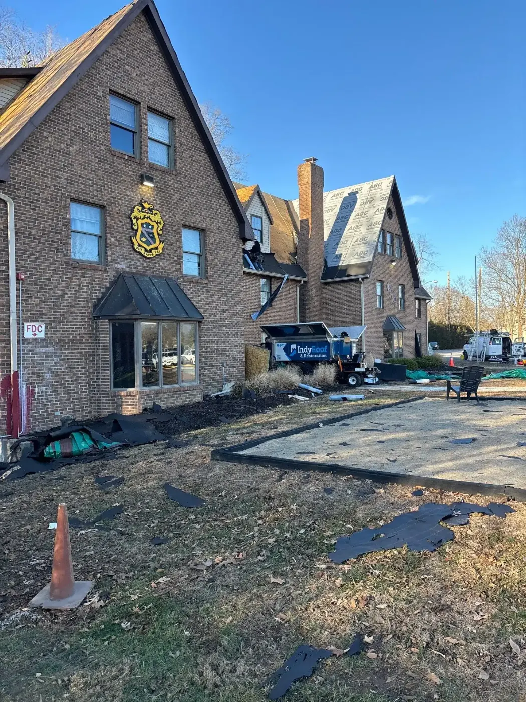 Membrane repair completed in Indiana Avenue