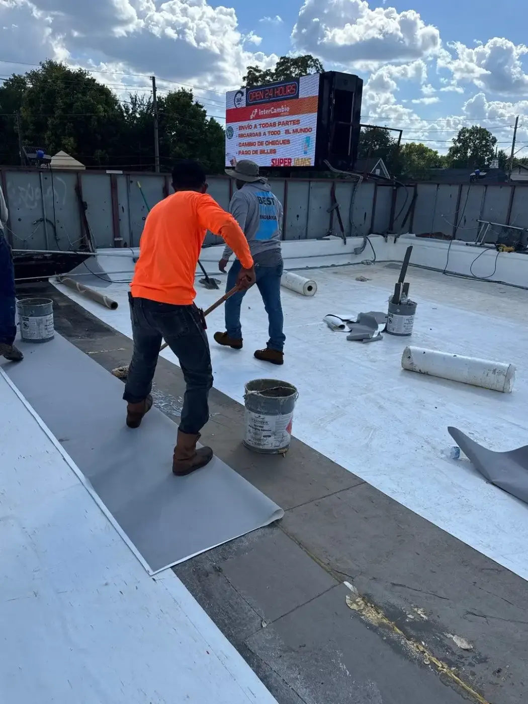 Commercial Roofing in Indiana Avenue